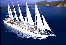 парусник Wind Surf компания Windstar Cruises