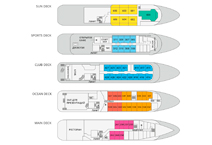 Экспедиционное судно Sea Spirit, план палуб